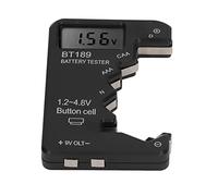 RiToEasysports Probador de Herramientas de Vista Digital Capacidad de Batería para AAA 6F22 9V 1.5 V - Pruebas Exactas y Diseño Compacto - Ideal para Diferentes Tipos de Baterías que Son Adecuadas