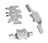 RiToEasysports Protector de Chasis RC con Armadura de Acero Inoxidable, Fácil Instalación, Artesanía Exquisita, Accesorios de Protección para TRX4M 1/18 Upgrade RC Car