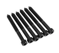 RiToEasysports Protector de Cuello para Guitarra Eléctrica, Tornillo Hexagonal, Tornillo de Montaje de Placa de Puente Duradero, 6 Piezas para Músicos y Amantes de la Guitarra Metal
