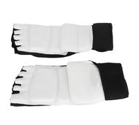 RiToEasysports Protector de Pie de Taekwondo de 2 Piezas, Soporte de Tobillo Extendido de 22 Cm con Tela de Malla Transpirable y Almohadilla de EVA Engrosada, para Entrenamiento de (L 36-37)