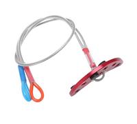 RiToEasysports Punto de Anclaje de Acero, Liviano y Compacto, Uso Versátil, Materiales Premium, Instalación Rápida, Diseño Ajustable, Adecuado para Actividades Al Aire (rojo)