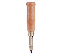 RiToEasysports Punzón para Cinturón de Cuero - Longitud Ajustable de la Correa de Cuero - Herramienta Práctica para el Hogar y la Tienda Hecha de Metal y Madera, 1 Punzón, 6 X