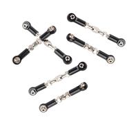 RiToEasysports RC Dirección DE la Varilla RC Base Base ALEAY DE Aluminio para 1/10 Coches como ARRMA SENTON Big Rock Typhon con Tornillos Endurecidos DE Metal (Black)
