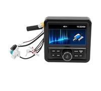 RiToEasysports Receptor DE Calibre Marino Barco Receptor DE Medios DE Calibre Estéreo DE Medios Digitales Marinos con Puerto USB USB IPX6 Propia DE Salida del CANNO DE 50W X 4 para EXCAVADORES DE