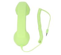 RiToEasysports Receptor de Teléfono Inalámbrico de Sonido Claro para Oficina en Casa, Viajes, Diversión y Disfrute Receptor de Teléfono Móvil de Mano, Adecuado para Todas Las Personas (Green)