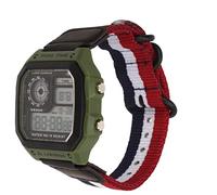 RiToEasysports Reloj Deportivo Digital con Pantalla Luminosa, Correa de Lona, WR30M Resistente Al Agua, Alarma, Cronógrafo para Hombres Deportes Al Aire (3 Colores)