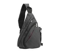 RiToEasysports Riñonera para Hombre, Elegante Bolsa Ajustable para Viajes Al Aire, con Tela Oxford Impermeable, Cómoda Correa para el Hombro para Senderismo, Ciclismo y Uso Diario (Gray)