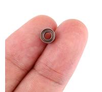 RiToEasysports Rodamientos de Bolas en Miniatura MR63ZZ, 10 Piezas, Rodamientos de Precisión de Acero Cromado de 3x6x2,5 Mm con Doble Blindaje para Impresoras 3D, Cuadricópteros, Fabricación de