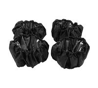 RiToEasysports Rueda cubierta a prueba de polvo práctico Oxford Fabric Pram Wheels Accesorios - 4 piezas Cubiertas de rueda de carro para bebés, ideales para mantener limpios los pisos (tamaño grande