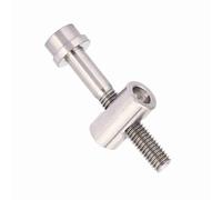 RiToEasysports Rueda de aleación de titanio, tija de sillín de bicicleta, fuerte y duradera, para bricolaje, piezas de repuesto para ciclistas, M5 x 30/35/40 mm (M5 x 35)