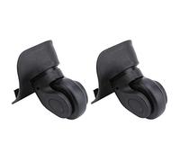 RiToEasysports Rueda de Maleta de 2 Piezas, Ruedas de Repuesto de Equipaje para Estuche de Viaje silencioso, Resistente al Desgaste y Mano de Obra Agradable fácil de Instalar Ruedas Maletas Repuesto