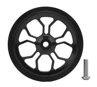 RiToEasysports Ruedas de bicicleta, bicicleta plegable Easy Wheel de aleación de aluminio ligera Easywheel con ruedas para ciclismo (negro)