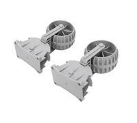 RiToEasysports Ruedas Inflables para Botadura de Botes, Rueda de Botadura Abatible de Plástico de Ingeniería, 1 par, 3 Etapas de Bloqueo para Botes Pequeños, Kayaks, de Menos de 250 Libras