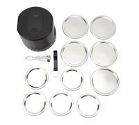 RiToEasysports Sellador de Vacío de Frasco de Mason, Kit de Sellador de Jarra Eléctrica Sellado Automático de Vacío Recargable Tipo C 1200mAh Batería para Almacenamiento de Alimentos
