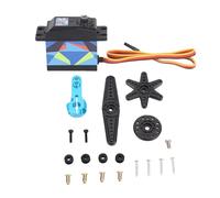 RiToEasysports Servomotor, Servomotor Digital de 35 Kg, Engranajes de Acero de Aluminio de Alto par, Servos RC con Brazo de 25T para Escala 1/10 1/12 RC Coche Camión Barco Robot