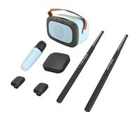 RiToEasysports Set de Batería Electrónica Virtual Air Drum Sticks con Tecnología Avanzada de Detección de Movimiento en 3D para la Batería del Parque de Oficinas en el Hogar Material de ABS Duradero