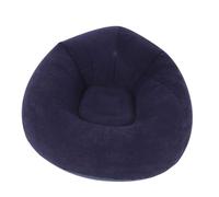 RiToEasysports Sillón Inflable Ultra Suave para Máxima Comodidad, Adecuado para Dormitorio y Viajes Al Aire Libre, Hecho de Flocado de Primera Calidad y Material de PVC Azul 43.3 X 43.3 X 31.5