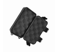 RiToEasysports Sobrevive en la caja impermeable abierta, resistente a la humedad y al polvo, prácticamente adecuado para llevar objetos pequeños, adecuado para senderismo y camping, Black, S, S