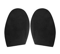 RiToEasysports Solas Antideslizantes de Goma para Reparación de Zapatos, Mancha Exterior Semiprotectora para 1 par, para Zapatos de Cuero de Gama Alta, 1 par (BLACK)