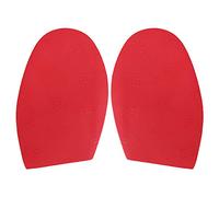 RiToEasysports Solas Antideslizantes de Goma para Reparación de Zapatos, Mancha Exterior Semiprotectora para 1 par, para Zapatos de Cuero de Gama Alta, 1 par (rojo)