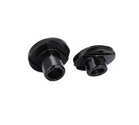 RiToEasysports Soporte de árbol de de 5mm y 7,8mm, Aleación de Cobre y Zinc Fuerte para Piezas de Repuesto Esenciales para Guitarra Eléctrica, Negro/plata/oro, 2 uds. (BLACK)