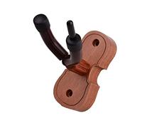 RiToEasysports Soporte de Pared para Violín, Soporte para Suspensión de Violín de Madera de Caoba con para para Uso en la Pared del Hogar y el Estudio