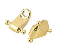 RiToEasysports Soporte Guitarra Eléctrica, Metálico Elegante para Almacenamiento de Cuerdas, Paquete 2 con Tornillos, Accesorios para Músicos y Estudios de Grabación