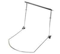 RiToEasysports Soporte para armónica, resistente y cómodo soporte de 24 agujeros en goma, metal plateado for músicos profesionales, principiantes, actuaciones en vivo y estudio de grabación