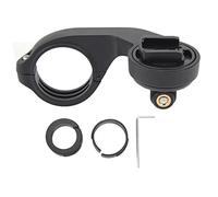 RiToEasysports Soporte para Computadora de Bicicleta, Soporte Delantero para Manillar de Bicicleta con Llave Hexagonal de 2,5 Mm y Manguitos de Diámetro Variable, para Manillar de 25,4 Mm, 31,84