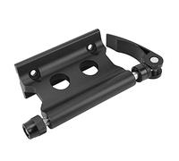 RiToEasysports Soporte para Horquilla de Bicicleta, de Fijación de Horquilla Delantera de Aleación de Aluminio de Liberación Rápida, con Ranura para Orificio para Tornillo para Almacenamiento y