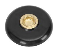 RiToEasysports Soporte para Pica de Violonchelo, Base de Goma Antideslizante con Copa de Latón para Violonchelo, Plástico ABS Resistente, Protector de Suelo Portátil, 9,4 Cm de Diámetro, 1,3 Cm