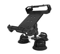RiToEasysports Soporte para Tablet con Triple Ventosa, Aleación de Aluminio Nylon Antivibración Marino para Barco con Cabezal de Bola de 1 Pulgada 1.5 Pulgada para Tabletas