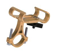 RiToEasysports Soporte para Teléfono de Bicicleta, Manillar de Aleación de Aluminio, Soporte para Teléfono de Bicicleta para Teléfonos Inteligentes de 3,5 a 6,5 Pulgadas, con Almohadillas de