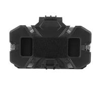 RiToEasysports Soporte para Teléfono Molle, Cubierta Abatible para Soporte de Pecho para Teléfono para Tamaño de Pantalla de 4,7 a 6,7 Pulgadas (Black)