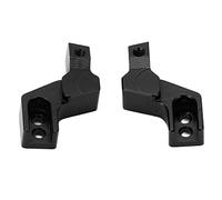 RiToEasysports Soportes de Parachoques Delantero de Aleación de Aluminio, Asientos de Fijación Ligeros con Llave de Tornillos para Coche Axial SCX24 1/24 RC (Black)