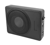 RiToEasysports Subwoofer para Automóvil, Caja de Altavoz de Graves de Aleación de Aluminio, Amplificador Debajo del Asiento de 10 Pulgadas, 800 W, 12 V, Altavoz Delgado para Automóvil de 68 Mm para