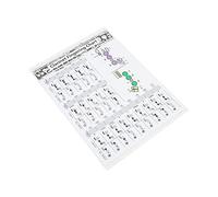 RiToEasysports Tabla de Digitación de Clarinete de Papel Revestido - Herramienta Perfecta para Aprender los Conceptos Básicos del Clarinete - Ideal para Clarinetistas de Todos los Niveles (Acordes