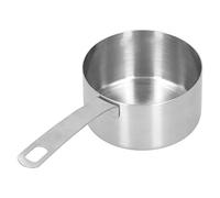 RiToEasysports Taza Medidora de Acero Inoxidable, Cuchara de Cocina Duradera para Hornear en la Cocina con Báscula para Chef Casero, Acero Inoxidable 304 (1/4 taza)