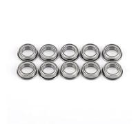 RiToEasysports Tiradores de Metal Duraderos con Rodamientos de Bolas de Acero Inoxidable de Acero a Alta Velocidad 10pcs MF106zz para Proyectos Mecánicos