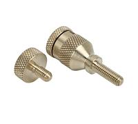 RiToEasysports Tornillos de Cuello de Saxofón de Metal, Sujetadores de Saxofón de Alta Dureza para Agudos/soprano/tenor, 2 uds.