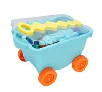 RiToEasysports Toyos de del Castillo, Juego de Juguetes de Playa de 15 Piezas con Cubo y Palas, de Plástico Duradera para Niños Al Aire Libre, Fomenta el Desarrollo de Habilidades Motoras, el Kit