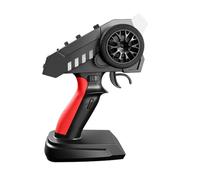 RiToEasysports Transmisor RC, Controlador de Radio de 6 Canales de 2,4 GHz con ESC de 50 A para Coches, Barcos y Tanques RC Versátiles