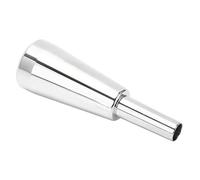 RiToEasysports TROMPETA DE METAL DURBRADO PIEZA 3C Color Brillante Más Grueso Más Pesado para Trompetas Estándar (SILVER)
