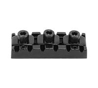 RiToEasysports Tuerca de Guitarra, Tuerca de Bloqueo de Aleación de 7 Cuerdas con Tornillos de Llave para Guitarra Eléctrica Floyd Rose Tremolo Bridge (BLACK)