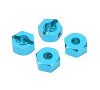 RiToEasysports Tuercas de Cubo de Rueda Hexagonal de 12 Mm Adaptador de Cubo de Accionamiento Hexagonal de Rueda de Aleación de Aluminio de 6 Mm Alta Precisión Fácil Instalación para Coche 1 10 RC