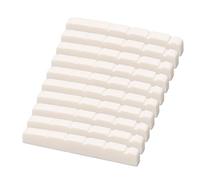 RiToEasysports Tuercas de guitarra hueso, mejor sonido y durabilidad, repuesto preranurado 6 cuerdas base plana, for músicos profesionales y aficionados en estudio o concierto