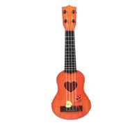 RiToEasysports Ukelele para Niños, 4 Cuerdas con Perilla Ajustable y Diseño Corazón, Juguete Musical Educativo for Educación Temprana e Interacción Familiar y Entretenimiento Infantil