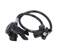 RiToEasysports Válvula de Buceo, Válvula de Respiración Secundaria Universal con Conexión Giratoria 360 para Entrenamiento de Respiración bajo el Agua, Hecha de Aluminio Silicona ABS Acero