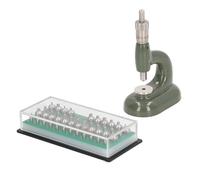 RiToEasysports Wach Bask Cubra Más Cerca, Herramientas de Reparación de Aleación de Aluminio Permanente con Troqueles de 48 Piezas, Verde