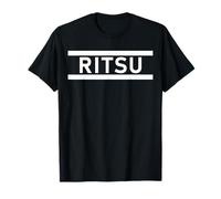 RITSU Hégono "Ritz" nombre personalizado Romanización Latina escrito Camiseta